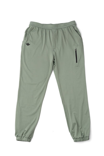 1RP SOFT TECH ZIP JOGGER OLIVEGREEN