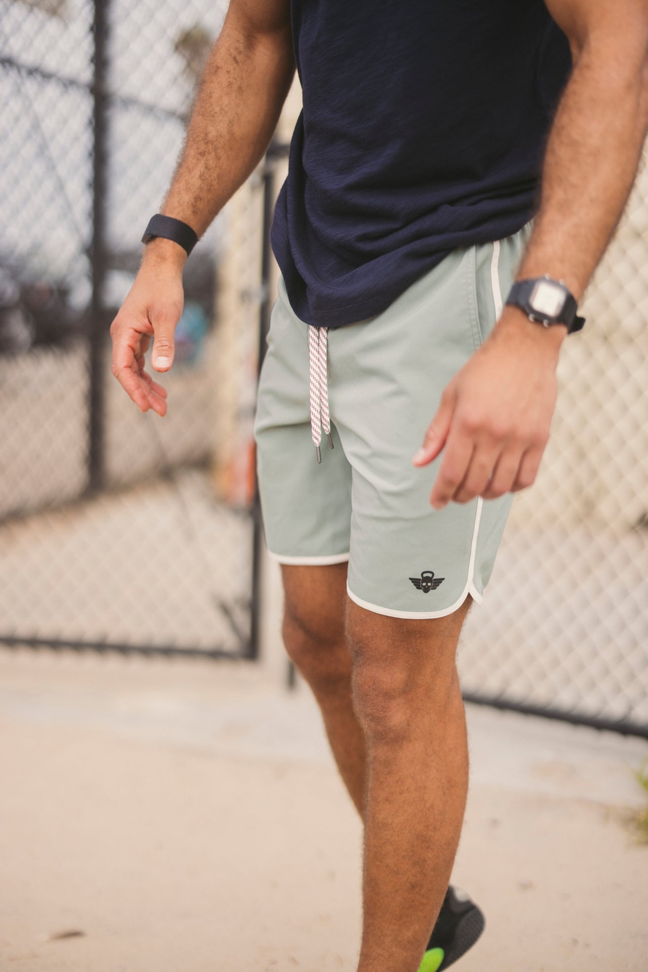 LIFT 2 IN 1 STRETCH WORKOUT SHORT BRUSHED NICKEL